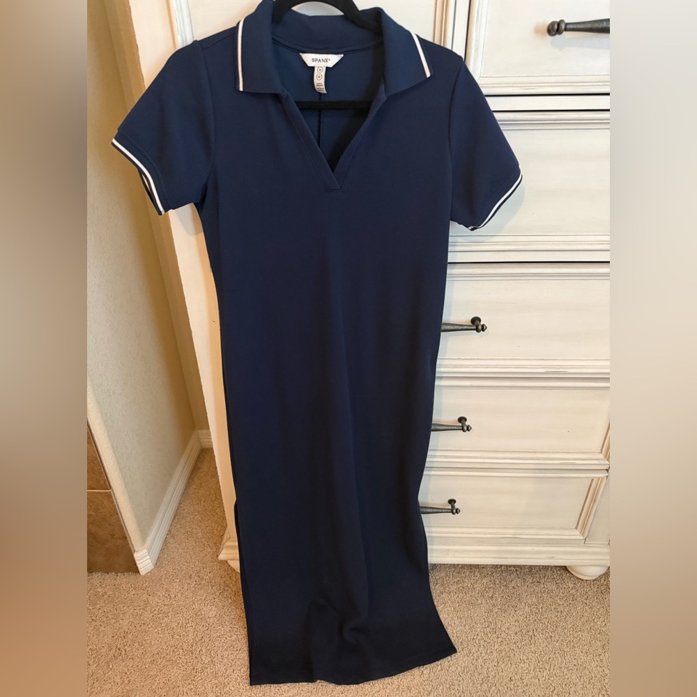 SPANX collared maxi dress